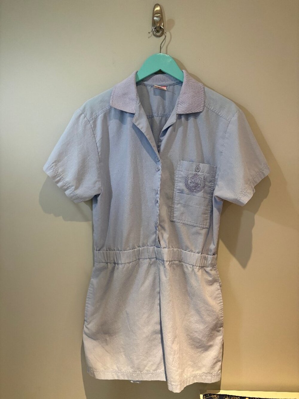 Vintage Pastel Lavender Romper